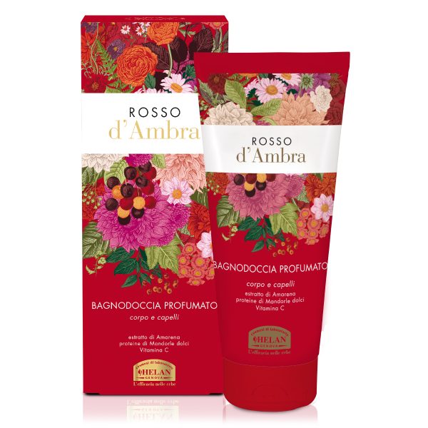 Rosso D'ambra Bagnodoccia Prof 200ml Helan