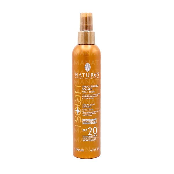 Spray Trasparente SPF20 - 200ml - NATURE'S
