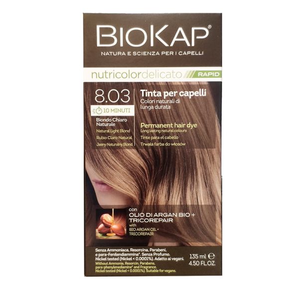 Nutricolor Delicato Rapid 8.03 Biondo Chiaro Naturale