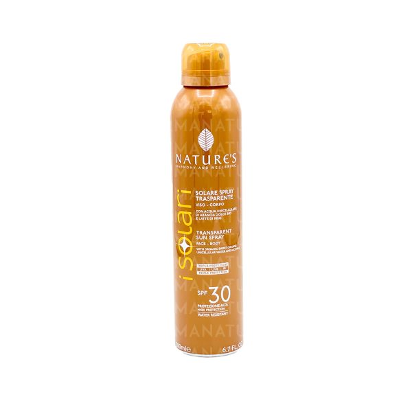 Spray Trasparente SPF30 - 200ml - NATURE'S