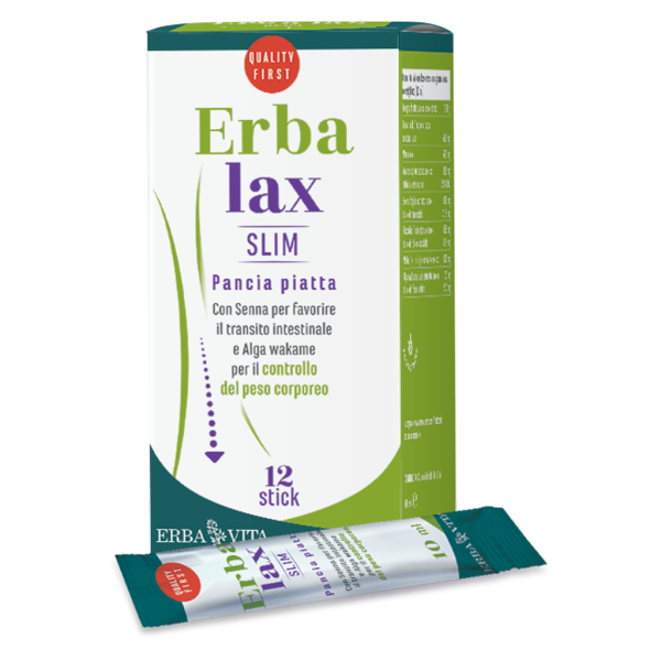 Erbalax Slim Pancia Piatta 12stickX10ML Erba Vita