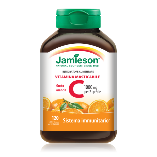 Vitamina C1000 Masticabile Arancia 120Cpr Jamieson