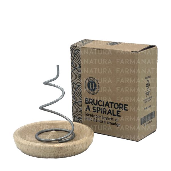 Bruciatore Spirale Per Palo Santo e Smudge Himalaya