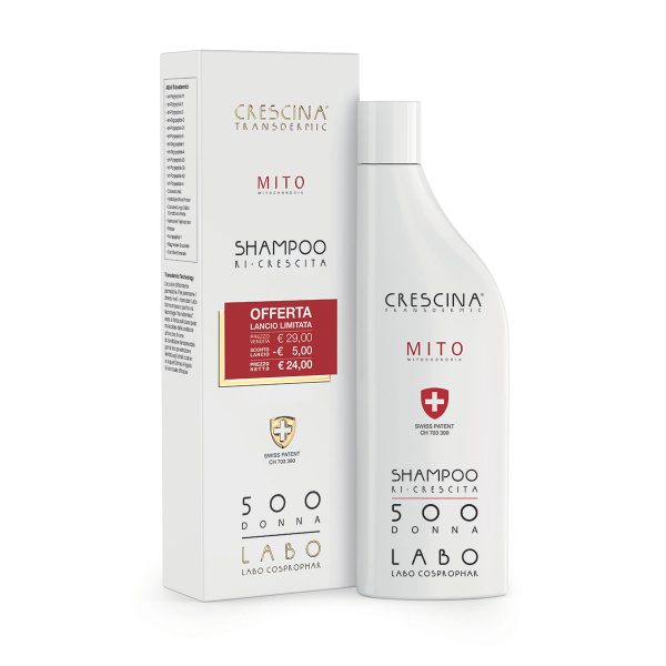 Mito Crescina Ri-crescita 500donna Shampoo 150ml