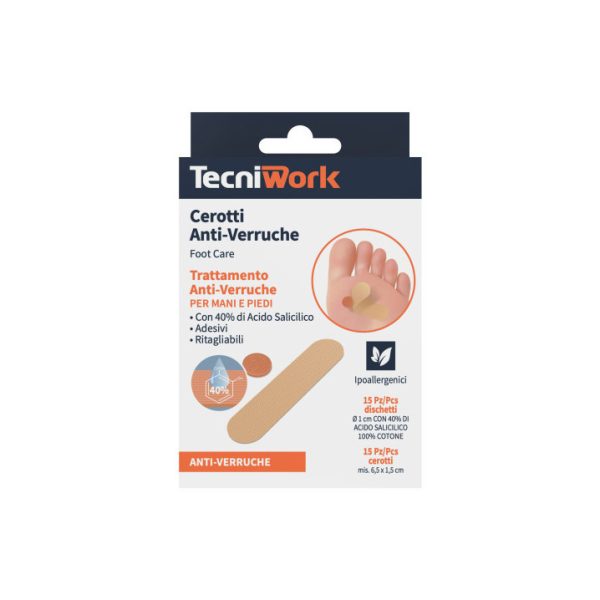 Cerotti Anti Verruche Per Mani e Piedi Tecniwork