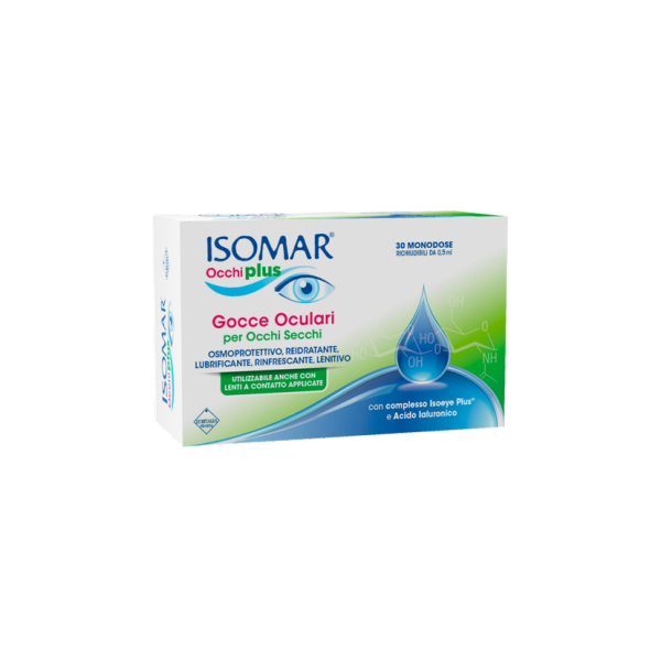 Occhi Plus gocce oculari 30 monodose da 0.5 ml - ISOMAR