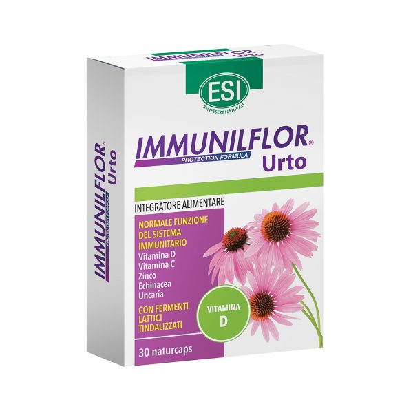 IMMUNILFLOR URTO vitamina D 30 naturcaps - Esi