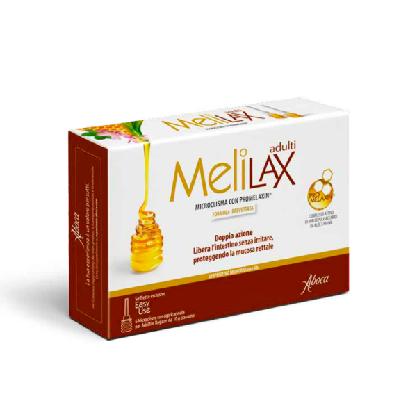Melilax Adulti 6 Microclismi monouso Aboca
