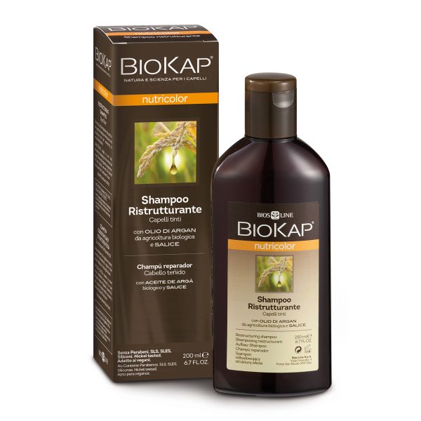 Nutricolor shampoo ristrutturante 200ml - BIOKAP