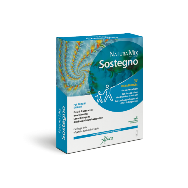 Natura Mix Advanced Sostegno – 10 Flaconcini - Concentrato Fluido - Aboca
