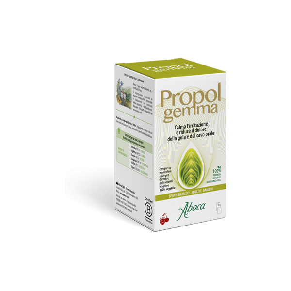 Propolgemma – Spray no alcool adulti e bambini 30 Ml Aboca