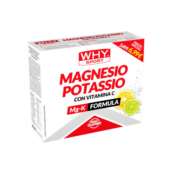 Magnesio potassio 10 bustine monouso - WHY SPORT