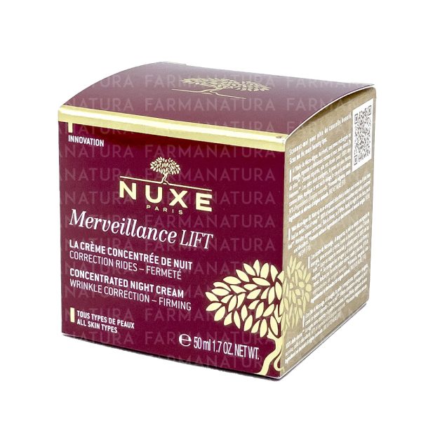 Crema concentrata notte, Merveillance Lift 50 ml - NUXE