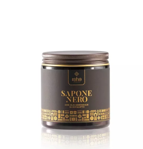 Sapone Nero africano con olio essenziale di eucalipto 250ML ISHA