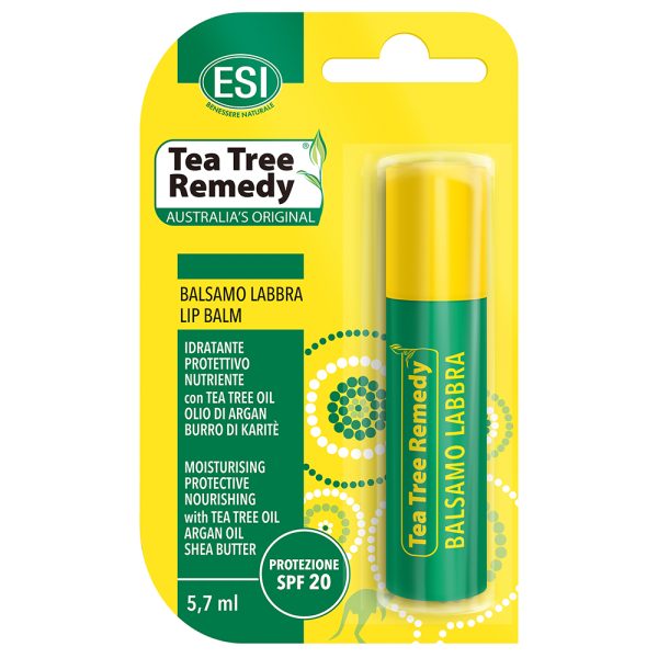 Tea Tree Remedy Stick Labbra Spf20 Esi