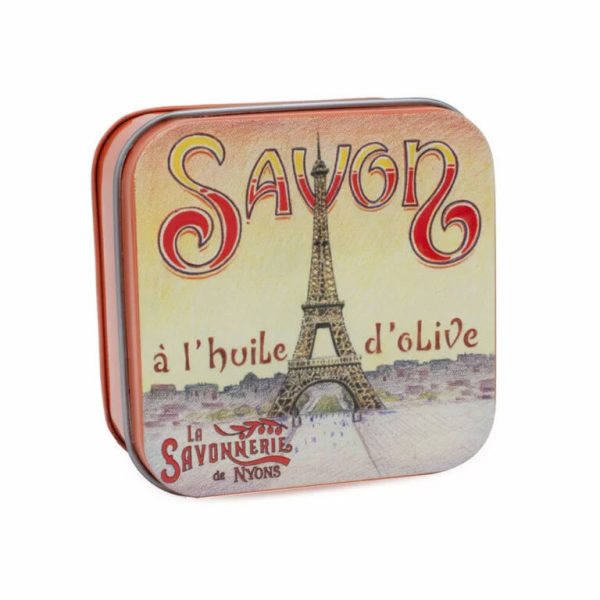 Scatola di Metallo La Torre Eiffel e Sapone 100g