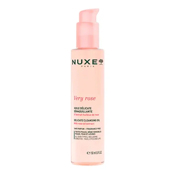 Very Rose Huile Delicate Demaquillante 150ml Nuxe