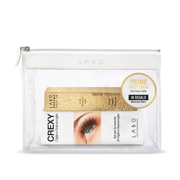 Crexy Ciglia Gel+Mascara Nero Omaggio Labo