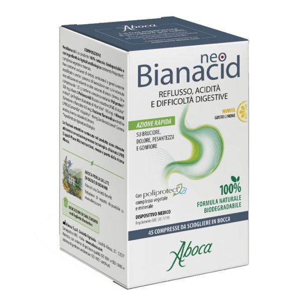 NeoBianacid 45 compresse - Gusto limone