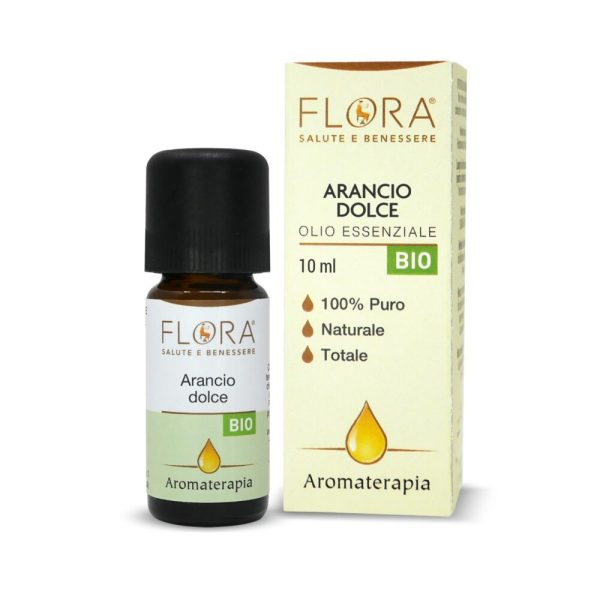 Olio essenziale Arancio Dolce Scorza Bio 10 ml FLORA