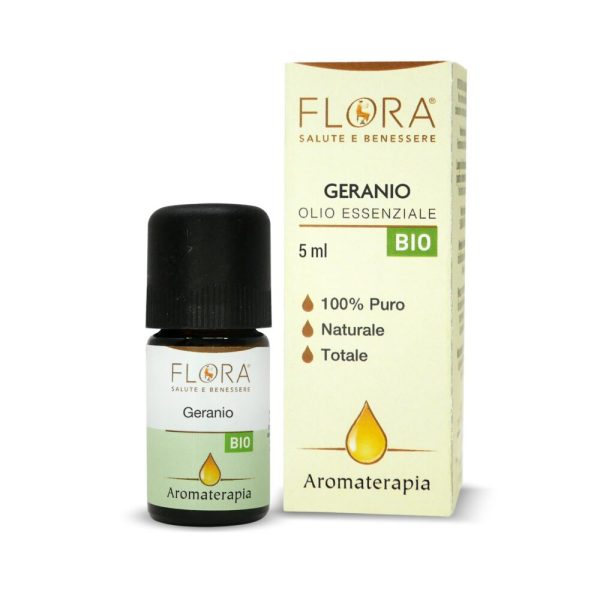 Olio essenziale Geranio Bio 5 ml FLORA