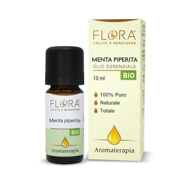 Olio essenziale Menta Piperita Bio 10 ml FLORA