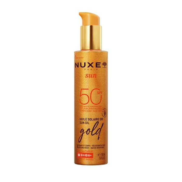 Nuxe Sun spf50 Olio Solare Gold Bronz 150ml Nature's