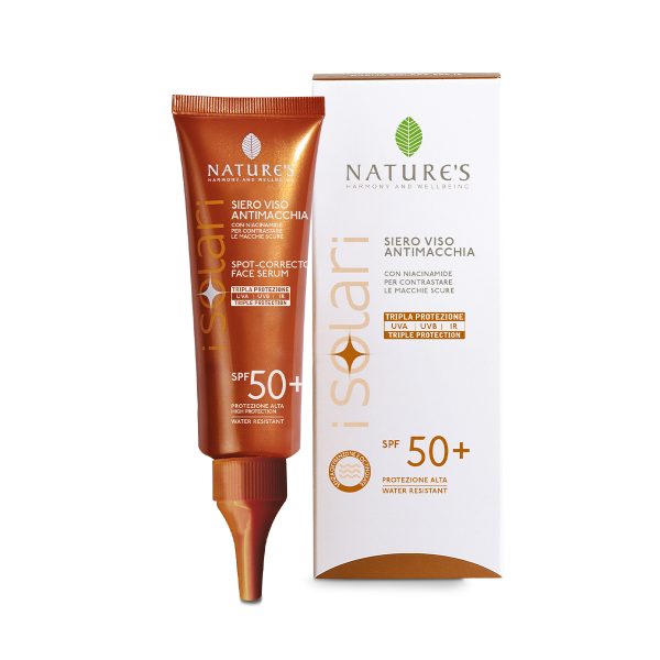 Spf50 viso antimacchia 50ml Nature's