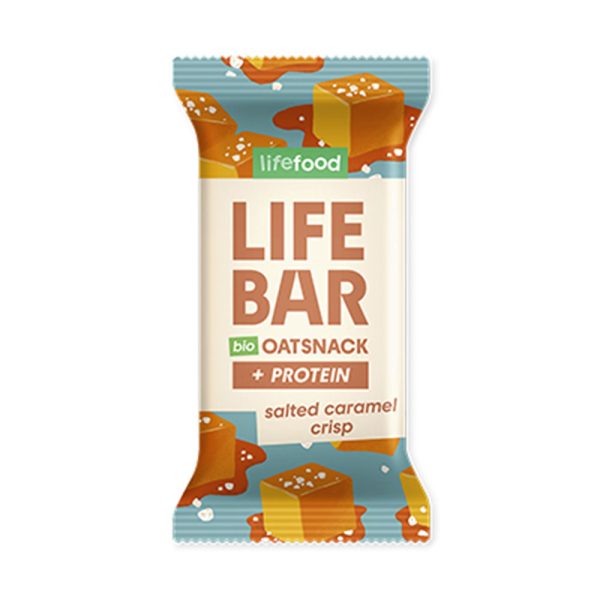 Snack Avena Protein Caramello Salato Crisp Lifefood