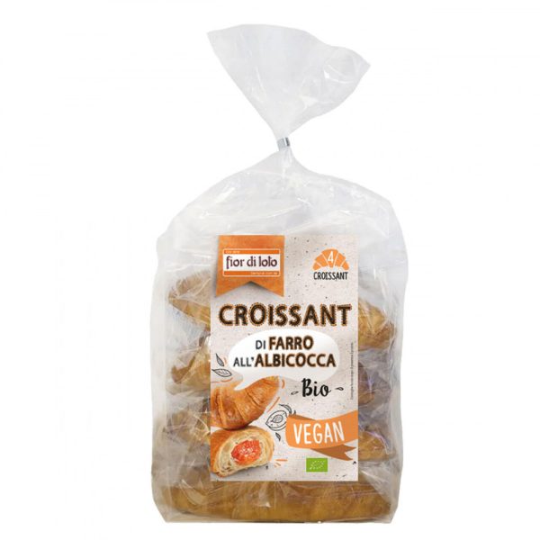 Croissant Vegano Di Farro Albicocca 4x45gr Fior Di Loto