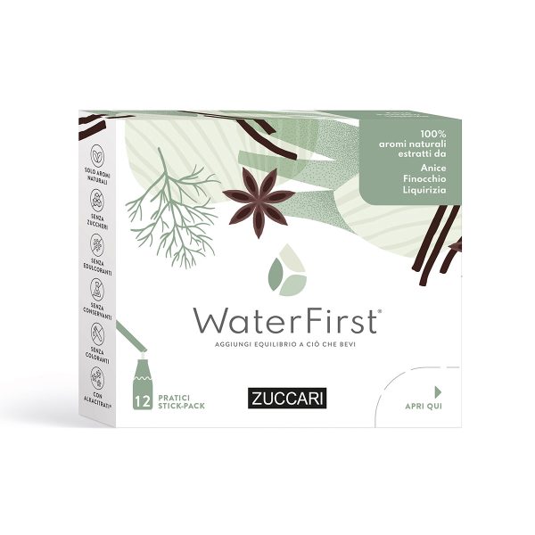 Waterfirst Anice Finocchio Liquirizia 12 Stick x 3Gr Zuccari