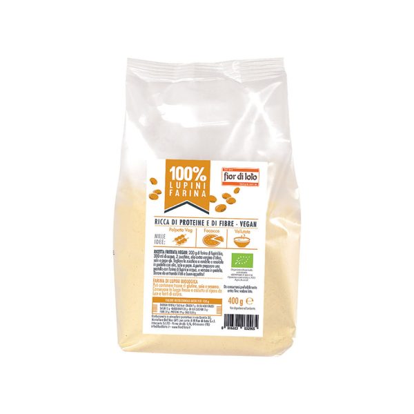 Farina di lupini 400gr Fior di loto