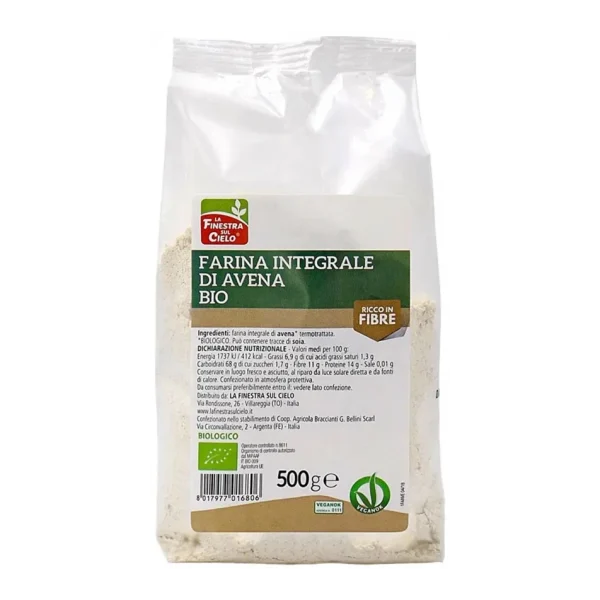 Farina Integrale di Avena La Finestra Sul Cielo 500g