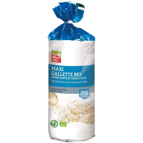 Maxigallette Bio Basso contenuto di sale 200 Gr La Finestra Sul Cielo