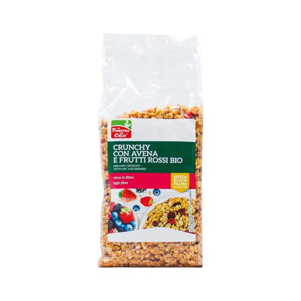 Crunchy Con Avena E Frutti Rossi Bio 375 Gr F.S.C.