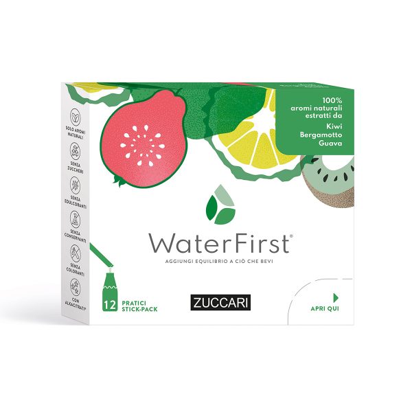 Waterfirst Kiwi Bergamotto Guava 12 Stick x 3Gr Zuccari