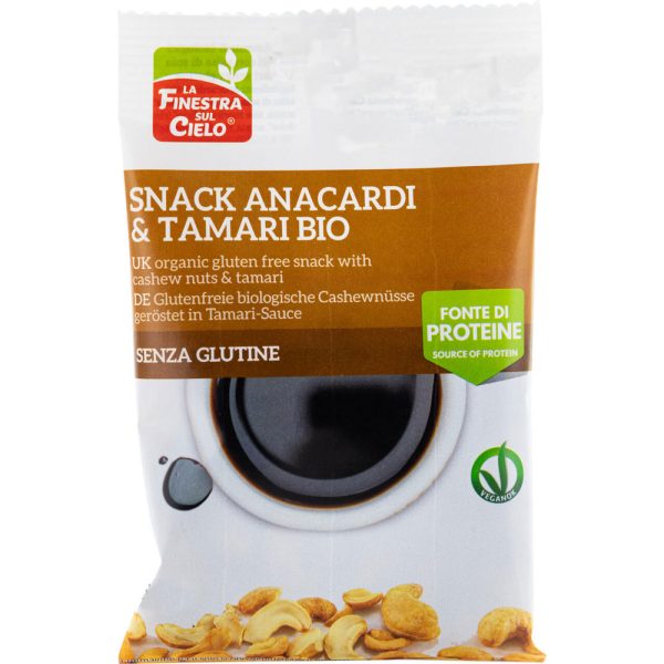 Snack Anacardi&tamari Bio 45gr Finestra Sul Cielo