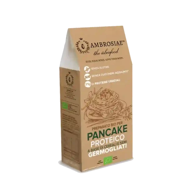 Preparato per Pancake Proteico ai Cereali e Semi Germogliati