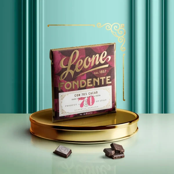 Tavoletta Cioccolato S/z Fondente 70gr Leone