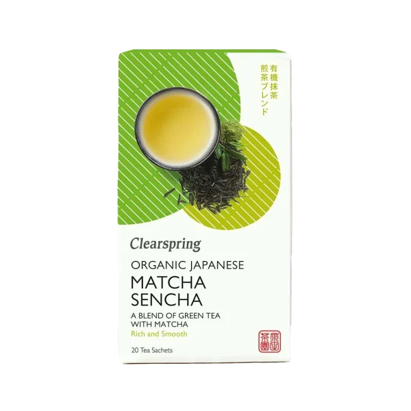 Thè Verde Bio Sencha al Matcha 20 bustine Clearspring