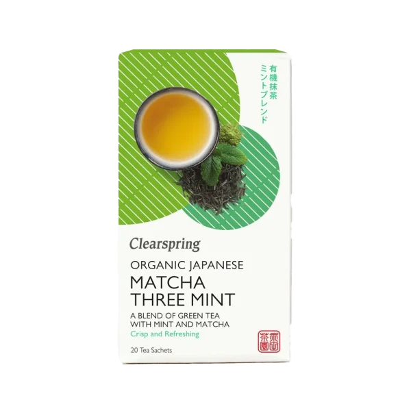 Thè Verde Sencha Matcha&Menta 20 bustine Clearspring