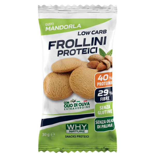 Why Nature Frollini Proteici Mandorla 30 Gr