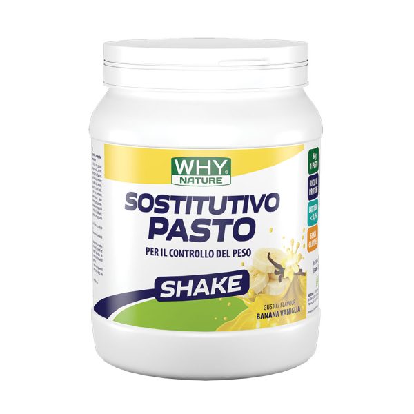 Whynature Shake Sostitutivo Pasto Banana Vaniglia 480gr