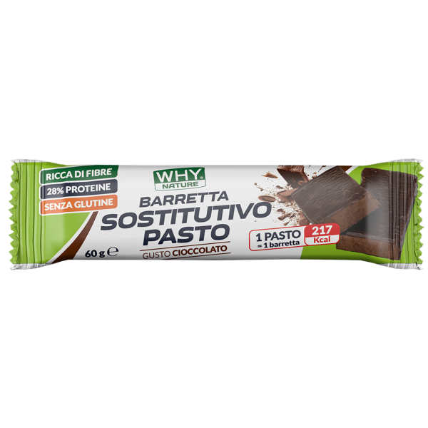 Barretta sostitutivo pasto Cioccolato 60 Gr Why Nature