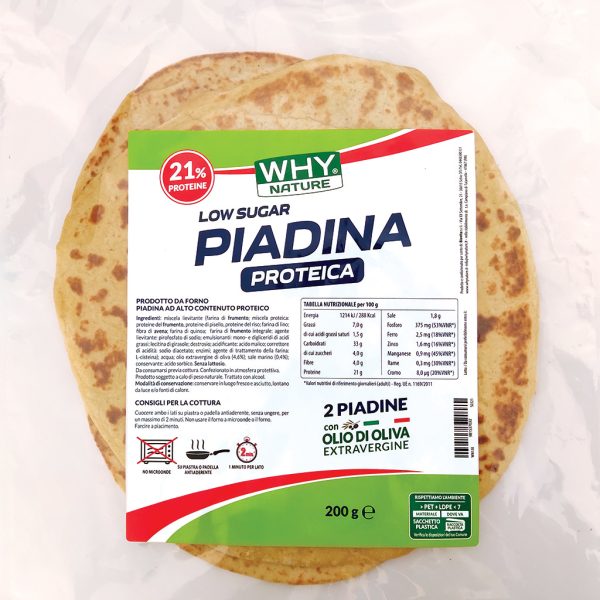 Piadina Proteica 200gr Why Nature