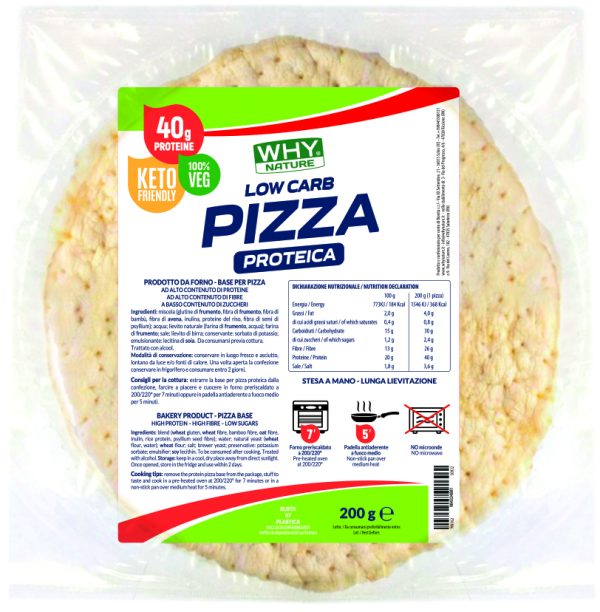 Pizza Proteica 200gr Why Nature