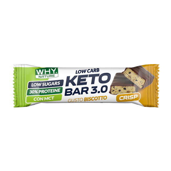 Keto Bar Biscotto 3.0 30% proteine Low Carb/Sugar 30 gr