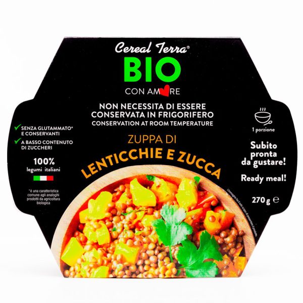 Zuppa Lenticchie E Zucca 270gr Cereal Terra Bio