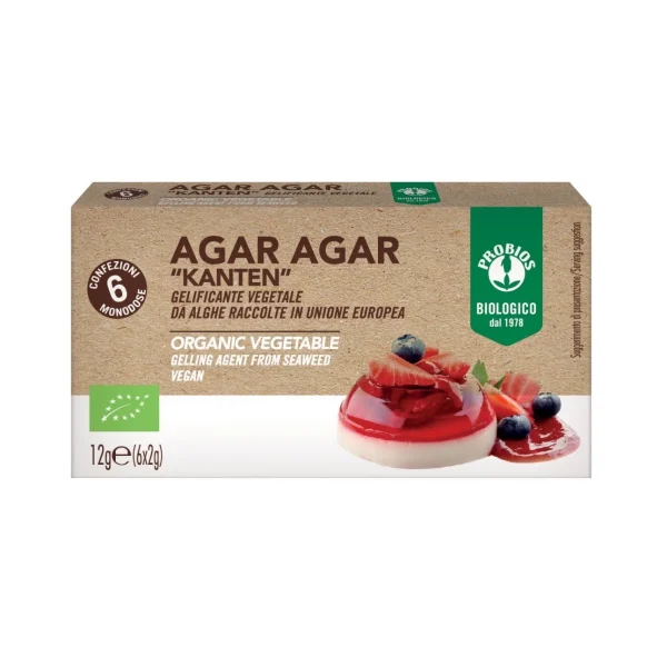 Agar Agar Monodose Bio 6x2gr Probios