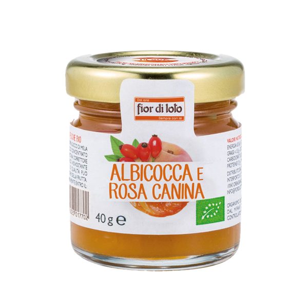 Minicomposta Albicocca e Rosa Canina Bio 40 Gr